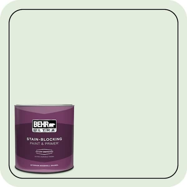 BEHR ULTRA 1 qt. #M400-1 Establish Mint Extra Durable Eggshell Enamel Interior Paint & Primer