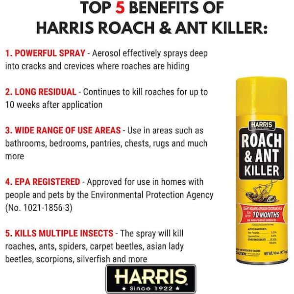 Harris 18 Month Roach Killer Kit R-KIT128 - The Home Depot