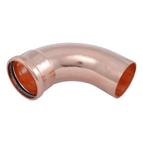 4 in. Copper Press Fitting 90° Street Elbow