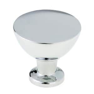 Acadia Collection 1-5/16 in. (34 mm) Chrome Contemporary Cabinet Knob