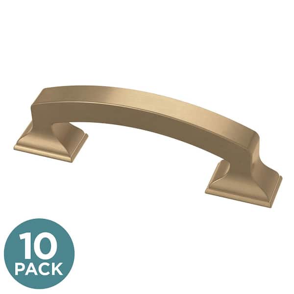 Liberty Classic Edge 3 in. (76 mm) Champagne Bronze Cabinet Drawer Pull (10-Pack)
