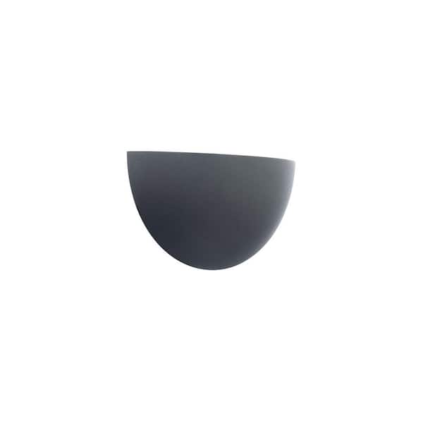 WAC Lighting Collette 10 in. 1-Light Black LED Wall Sconce with Selectable CCT