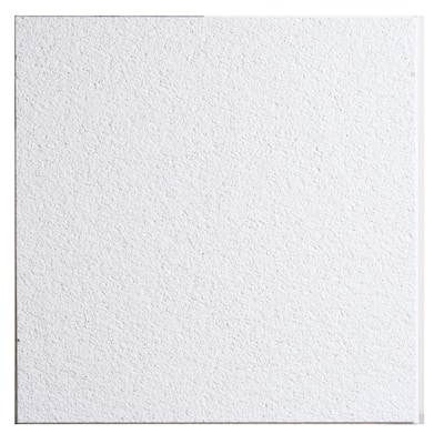 2 ft. x 2 ft. Luna White Shadowline Tapered Edge Lay-In Ceiling Tile, case of 12 (48 sq. ft.)