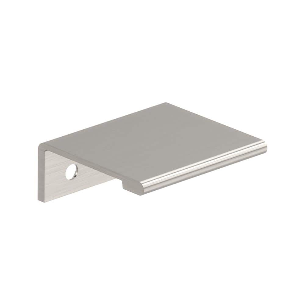 Streamline II 1-3/4 in. Center-to-Center (44 mm) Modern Satin Nickel Cabinet Edge Pull price history on PriceWatchPro