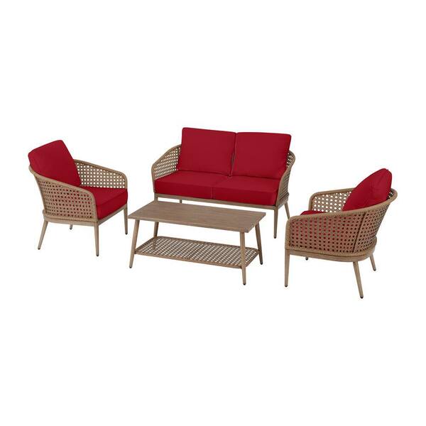 jj international hampton wicker patio sofa