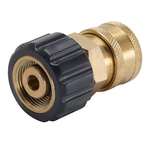 3/8 in. Female Quick-Connect x M22 Coupler for Pressure Washer