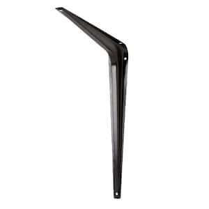 8 in. x 10 in. Black Steel Shelf Bracket