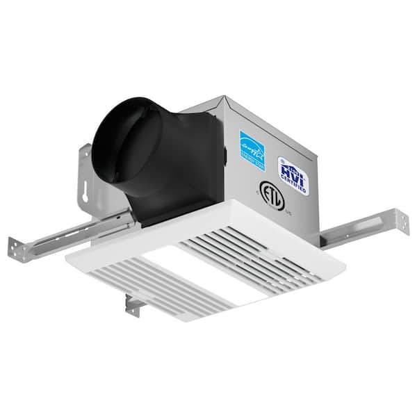 100 CFM Energy Star Bathroom Exhaust Fan with 11-Watt LED light, Quiet and Efficient Versatile Ventilation