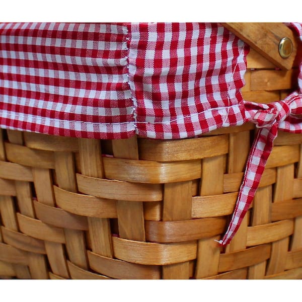 Rattan Woven Wicker Picnic Baskets | Little Red Riding Hood Basket for Kids  | Hand Woven Wicker Great for Easter Basket | Storage of Plastic Cheap