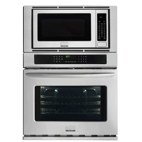 Frigidaire 30 in. Electric Convection Wall Oven with Built-In Microwave in Stainless Steel