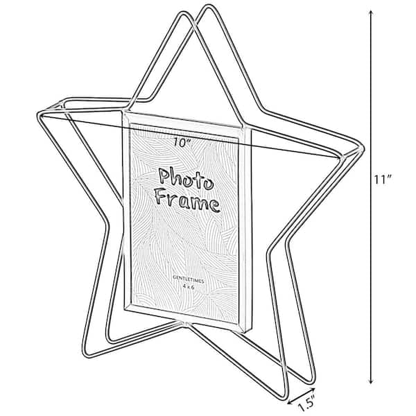 4 x 6 Lined Photo Frame