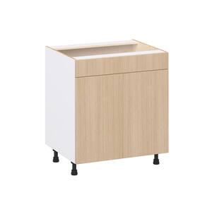 Timberline 30 in. W x 24.5 in. D x 34.5 in. H Shaker Assembled Sink Base Kitchen Cabinet in Mojavi Oak