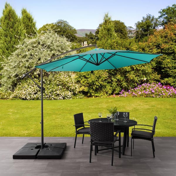 cheap 9 ft patio umbrella with table LOUNZY 9FT Large Outdoor Umbrella-UV Resistant,Easy Push Button Tilt and Crank,8 Sturdy Fiberglass Ribs Pool Umbrella for Patio,Backyard,Deck,Yard,Market,Beige : Patio, Lawn & Garden type:helmet liners Option:Navy It even includes hook The correct size helmet
