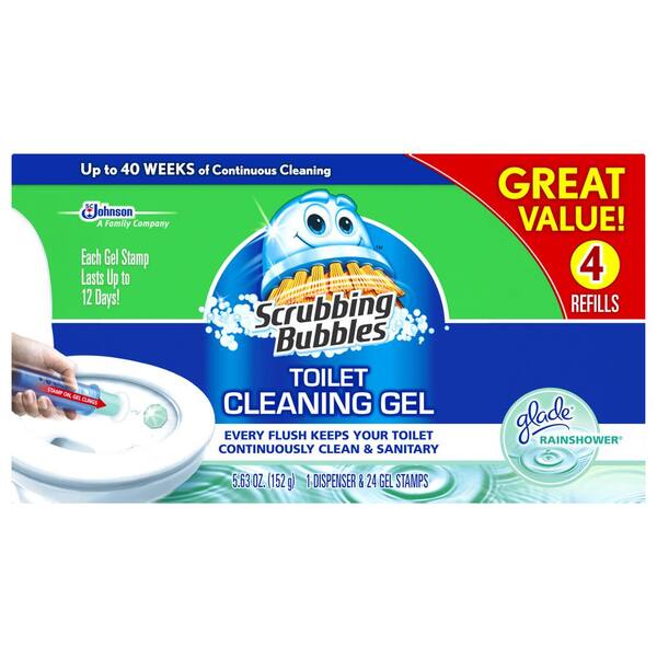 Scrubbing Bubbles 5.63 oz. Toilet Cleaning Gel Starter Kit (Case/5)