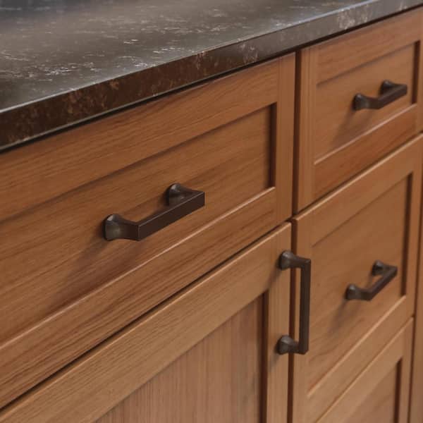 Mandara 3-3/4 in. (96 mm) Classic Cocoa Bronze Cabinet Drawer Bar Pull
