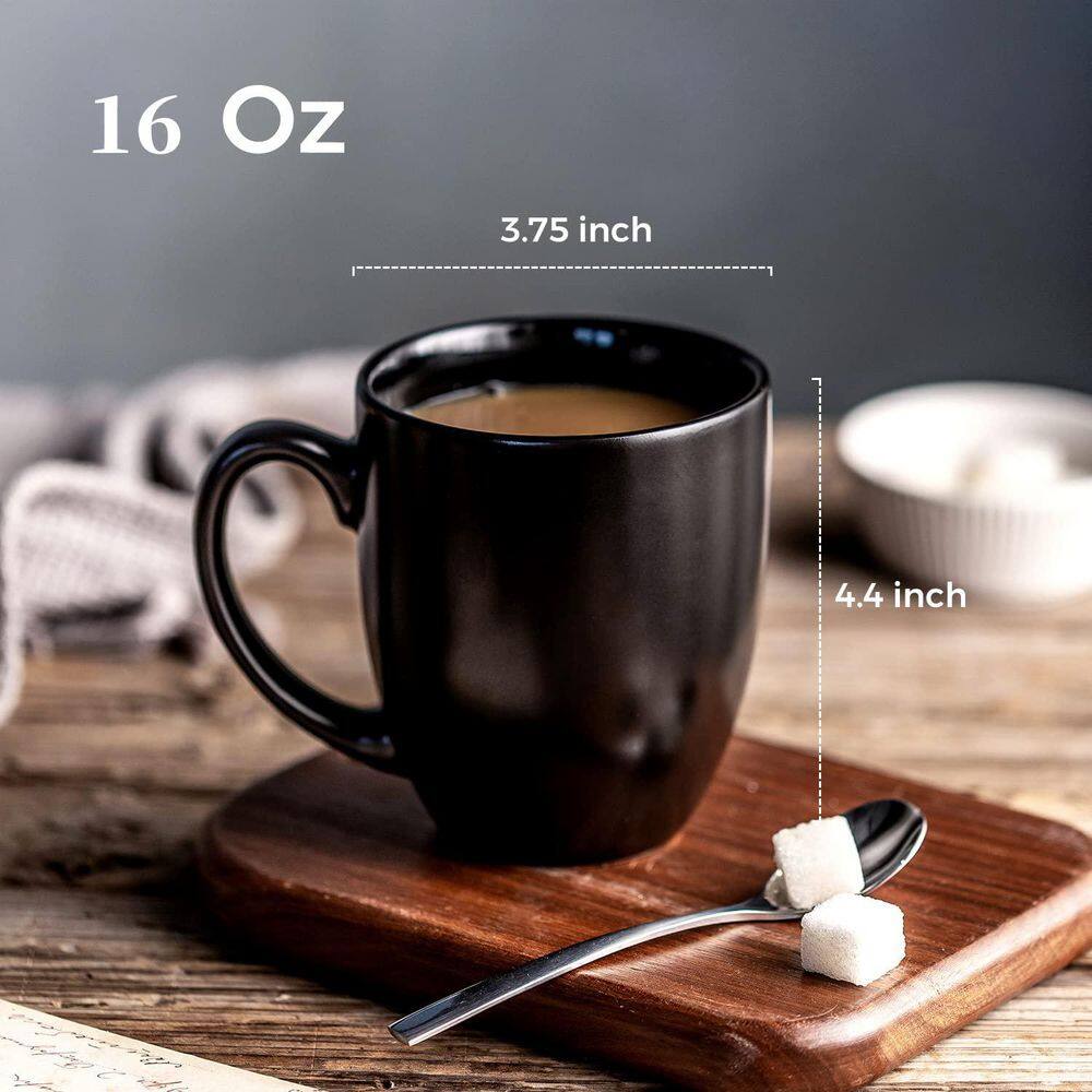 Multi Color 16 oz. Ceramic Coffee Mugs with Handle for Latte Cappuccino Milk Cocoa Dishwasher Microwave Safe Set of 6 price history on PriceWatchPro