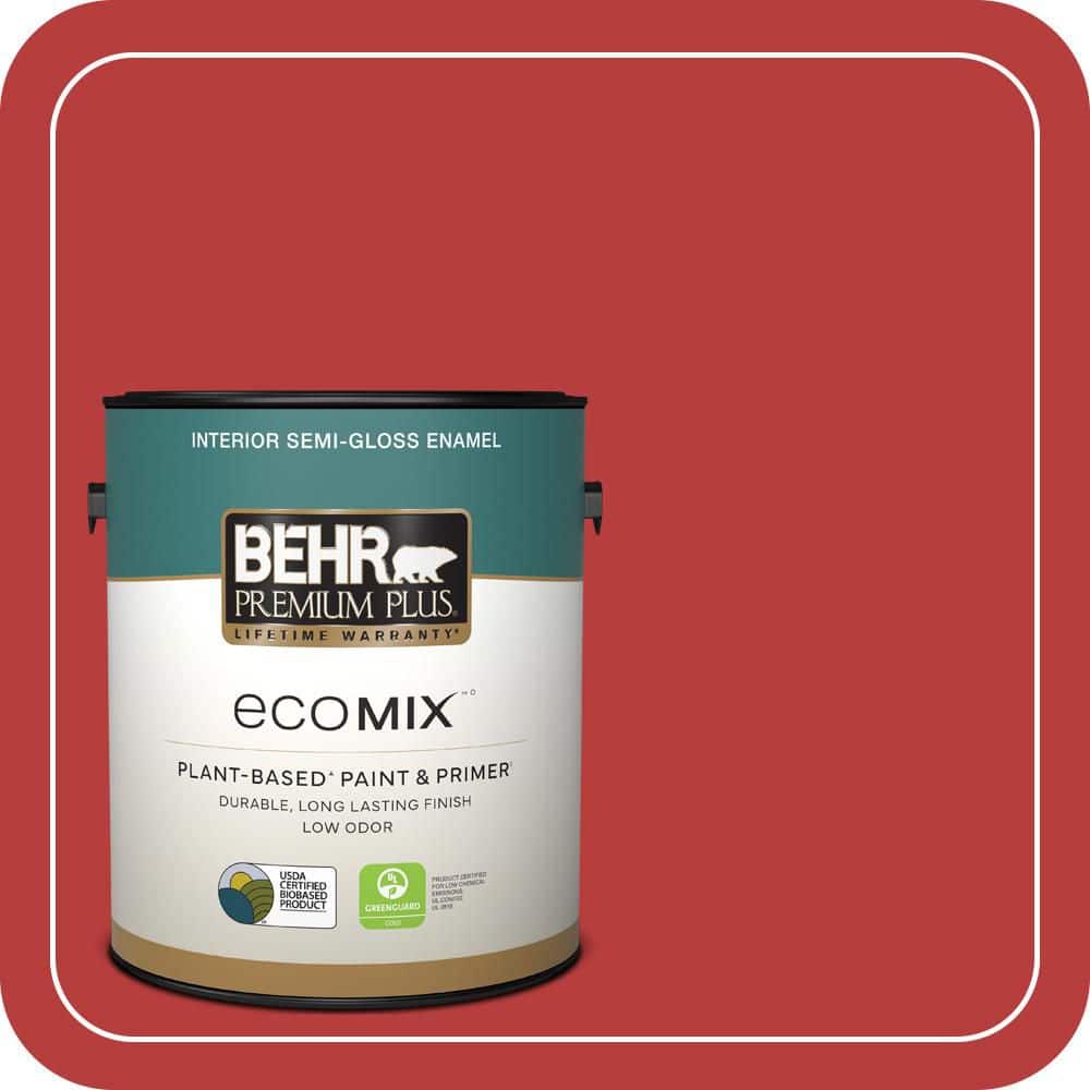 1 gal. #S-G-170 Licorice Stick Semi-Gloss Enamel EcoMix Plant-Based Interior Paint & Primer product image for price tracking