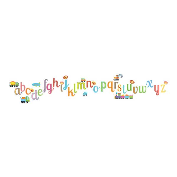 Brewster 19.7 in. x 12.2 in. Alphabet Wall Decal