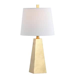 Alexis 20.5 in. Gold Leaf Resin LED Table Lamp