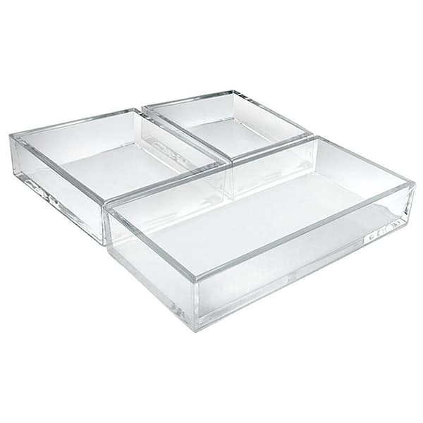 Azar 252012 Clear Acrylic Trifold Literature Brochure Holder For Counter - 4
