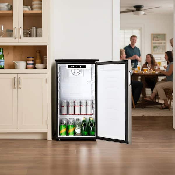 Beer Kegerator, Single Tap Commercial Draft Beer Dispenser for D System, Refrigerator, Hold 1-Sixth Keg 2025 Update