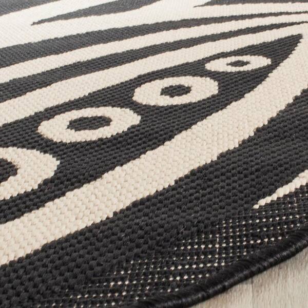 Safavieh Courtyard Black Sand 8 Ft X Round Border Indoor Outdoor Area Rug Cy2961 3908 8r The Home Depot Safavieh Courtyard Black Sand 8 Ft X, Round Outdoor Rugs Target Australia