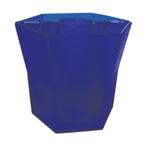 Brella Vase 5 in. Patio Umbrella Vase in Translucent Seaport Blue (Set of 4)-DISCONTINUED
