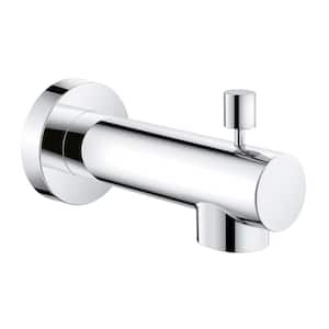 Infinity Brushed Nickel Grohe 13 628 EN0 Talia 6-Inch Wall Mount Diverter Tub Spout 