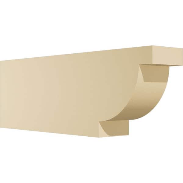 Ekena Millwork Standard Alpine 4 in. W x 8 in. H x 24 in. D Signature Urethane Rafter Tail Outlooker