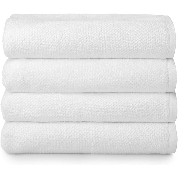 Standard Size White Bath Towels 20in x 40in