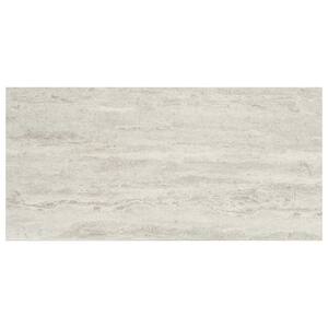 Stonehollow 12 in. x 24 in. Mist Glazed Porcelain Floor and Wall Tile Sample
