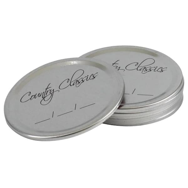 Wide Mouth Food Storage Lids (4-Packs of 12)