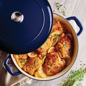 Gourmet 4 Qt. Cast Iron Braising Pan