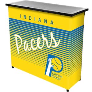 Indiana Pacers Hardwood Classics Yellow 36 in. Portable Bar