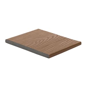 Select 1 in. x 12 in. x 12 ft. Saddle Capped Fascia Composite Decking Board