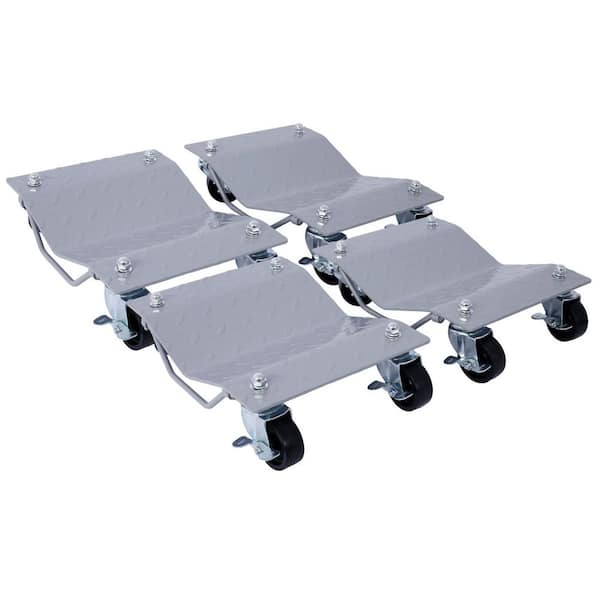 4 PCS 1500 lb. Capacity Heavy Duty Steel Hand Truck, Gray