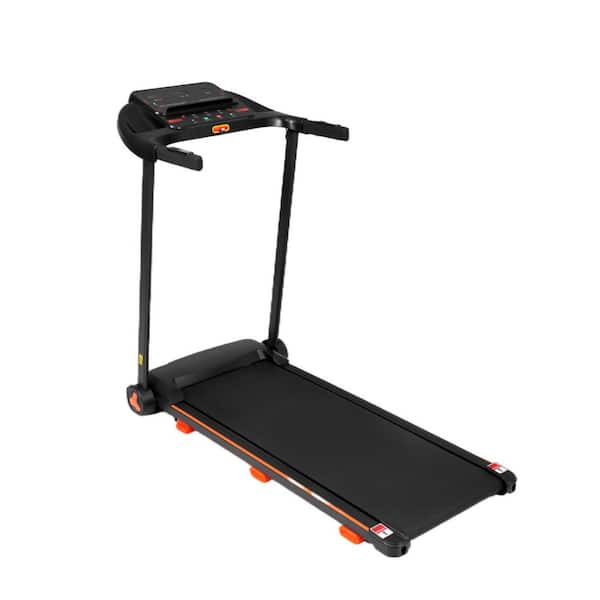 HomePro 2. 5HP Treadmill Folding Incline Treadmill with Heart Rate Sensor USB Charging Bluetooth Speaker