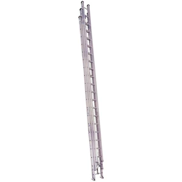 Werner 60 ft. Aluminum Round Rung Extension Ladder, 250 lbs. Load Capacity Type I Duty Rating