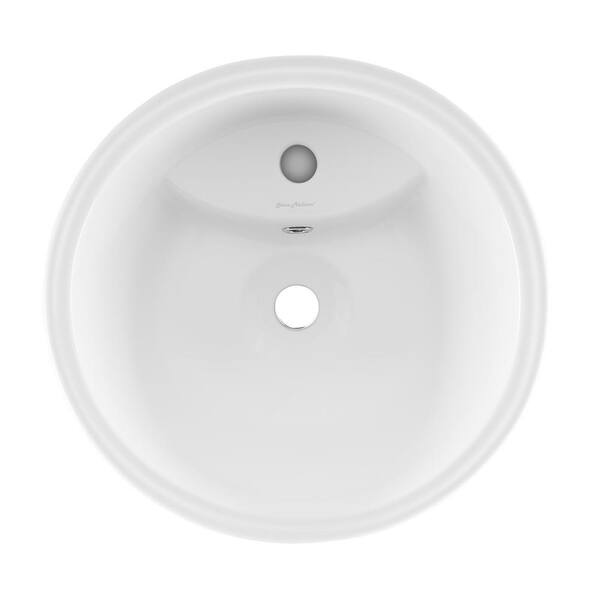 Swiss Madison St. Tropez 1-piece Pedestal Sink in Glossy White