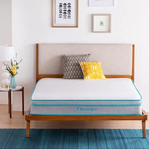 California King Medium Gel Memory Foam Hybrid 10 in. Bed-in-a-Box Mattress