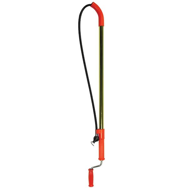 RIDGID K-3 Ultra Flexible Toilet Auger with Unclogging 3 ft. Snake and  Integrated Bulb Head, Plumbing Toilet Snake for Drain 59787 - The Home Depot