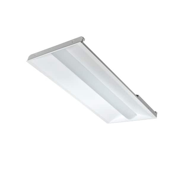 2 ft. x 4 ft. 5895 Lumens LED Recessed Lay-In Troffer Panel Light CCT and Wattage Selectable 3500K/4000K/5000K