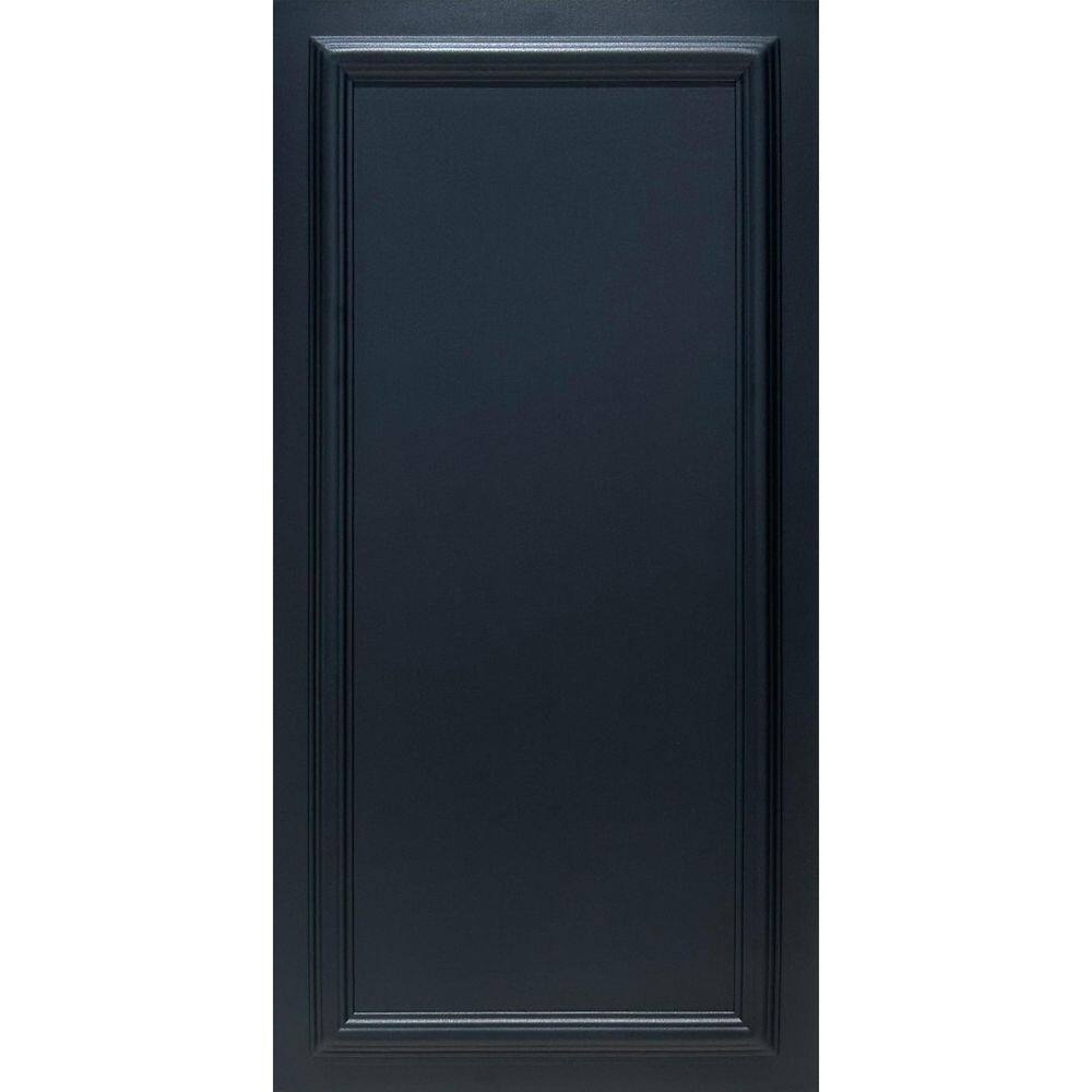 Framed Panel Black Matte 1.6 ft. x 3.3 ft. Decorative Foam Glue Up Ceiling Tile (128.2 sq. ft. /case) price history on PriceWatchPro
