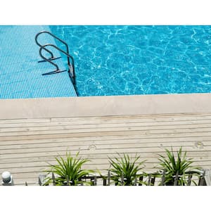 Aegean Pearl 2 in. x 12 in. x 24 in. Marble Pool Coping (10 Pieces/20 sq. ft./Pallet)