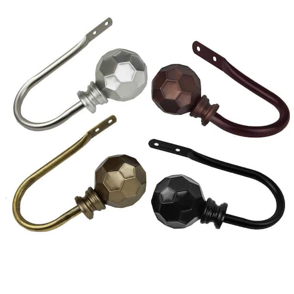 Elliana Holdback Pair - Antique Brass