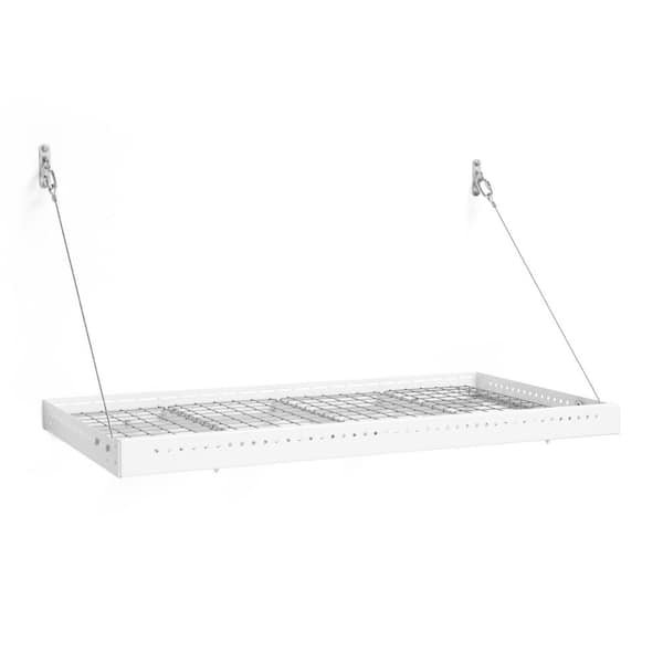 Pro Series 2ft. X 4ft. Wall Mounted Steel Shelf 2.0 in White