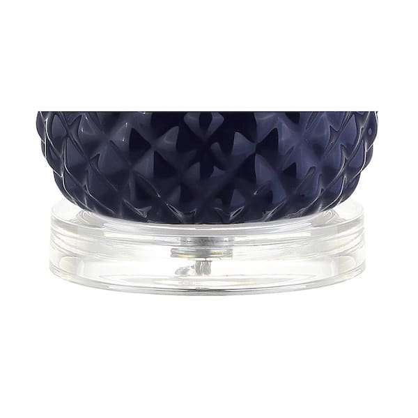 navy pineapple lamp