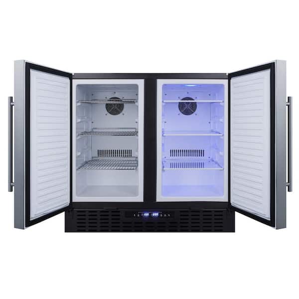 Summit FFRF3075 Frost-Free Side-by-Side Refrigerator - 30 - White