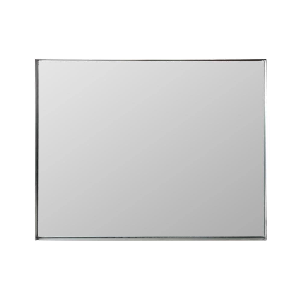 48 in. W x 30 in. H Rectangular Aluminum Framed Wall Bathroom Vanity Mirror