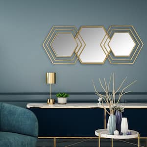 Caroline Hexagon Wall Mirror